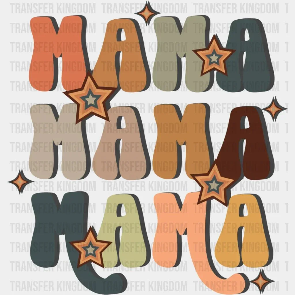 Vintage Mama - Funny Mom - Cool Mom - Mother's Day DTF heat transfer