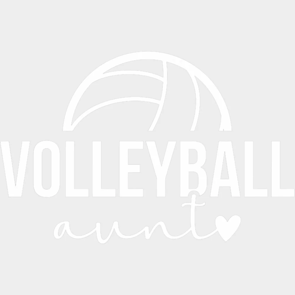 Volleyball Aunt - Volleyball DTF Transfers - Image 2