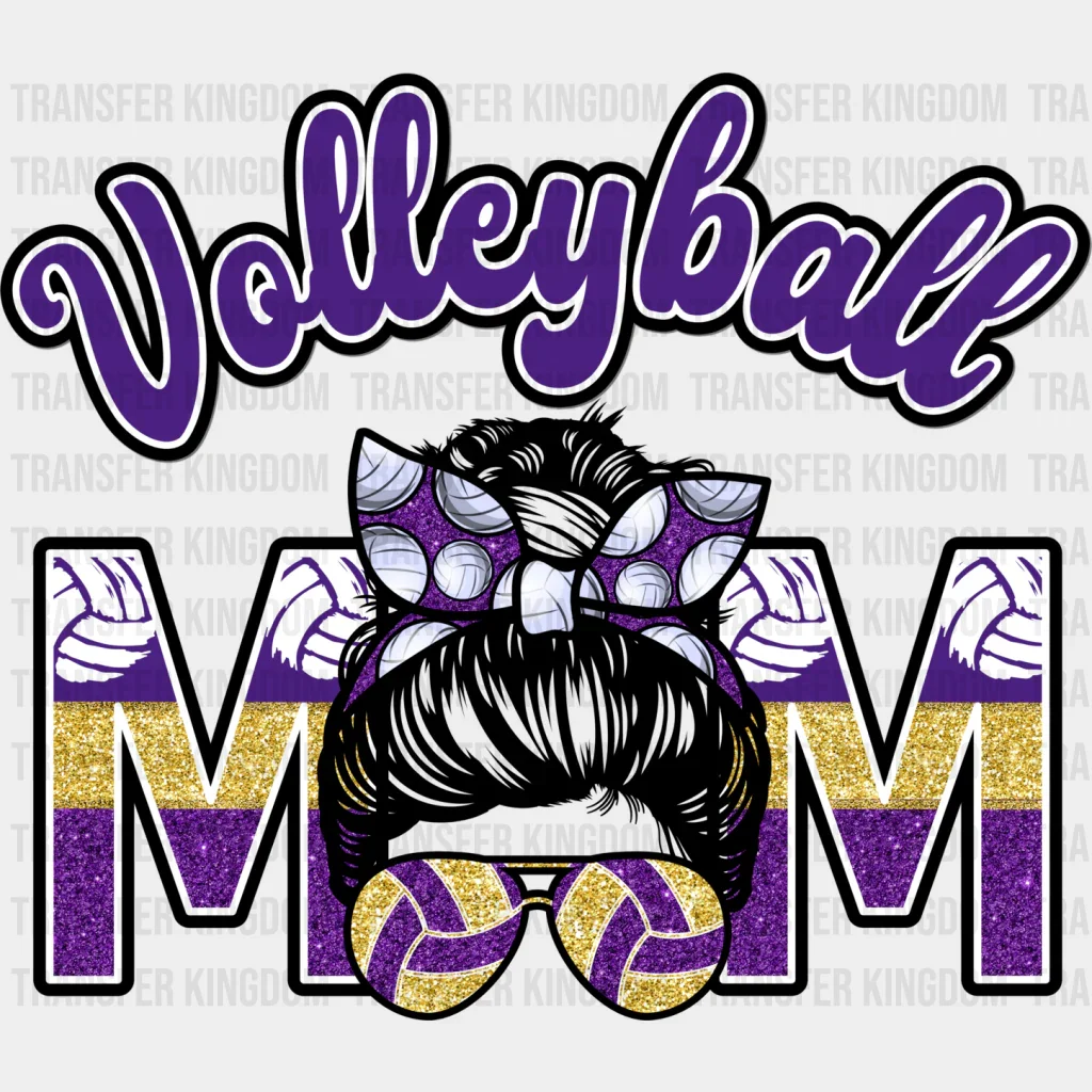 Volleyball Mom - Volleyball DTF Heat Transfer