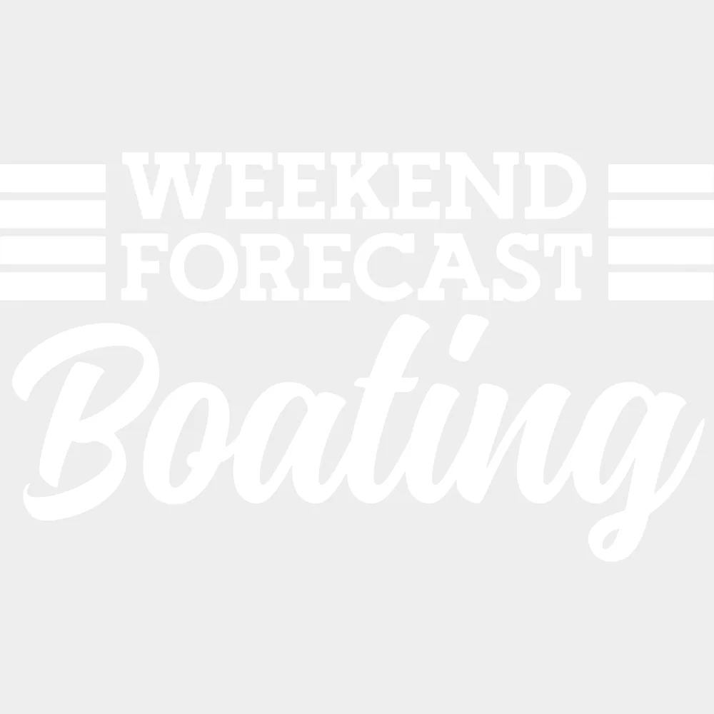 Weekend Forecast Boating B&W - Boating DTF Transfers - Image 2