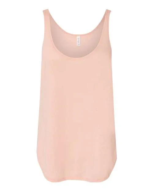 Women's Flowy Tank with Side Slit - 8802 - Image 8