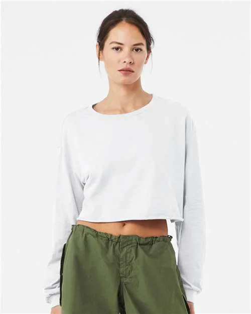 Women's FWD Fashion Crop Long Sleeve Tee - 6501 - Image 9