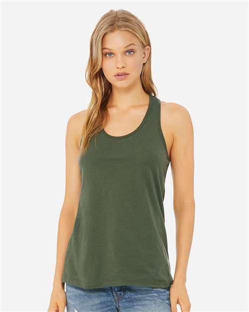 Women's Jersey Racerback Tank - 6008 - Image 9