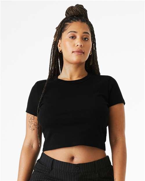 Women's Micro Rib Baby Tee - 1010 - Image 4