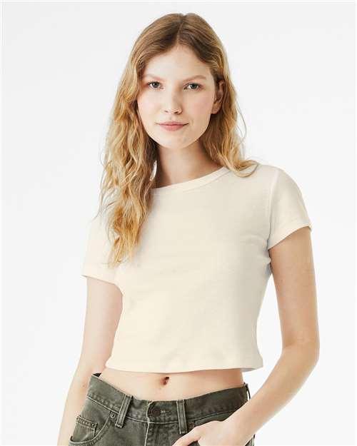 Women's Micro Rib Baby Tee - 1010 - Image 5
