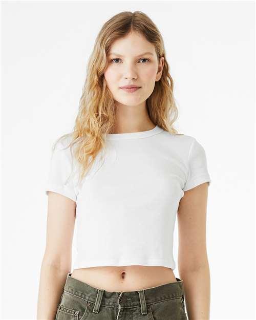 Women's Micro Rib Baby Tee - 1010 - Image 9