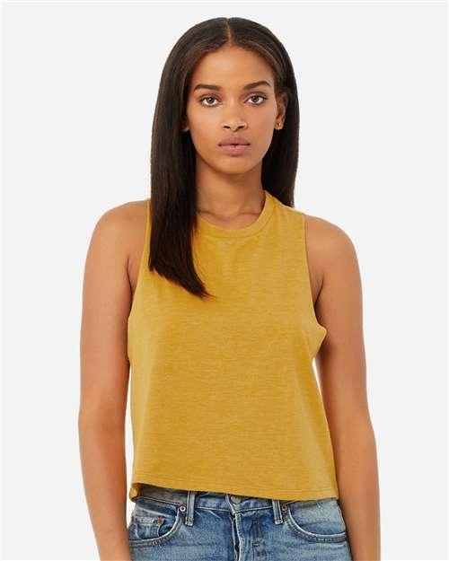 Women's Racerback Crop Tank - 6682 - Image 10