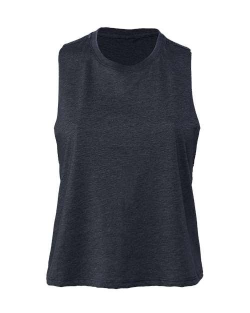 Women's Racerback Crop Tank - 6682 - Image 11