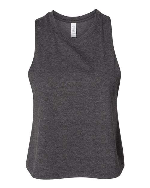 Women's Racerback Crop Tank - 6682 - Image 3