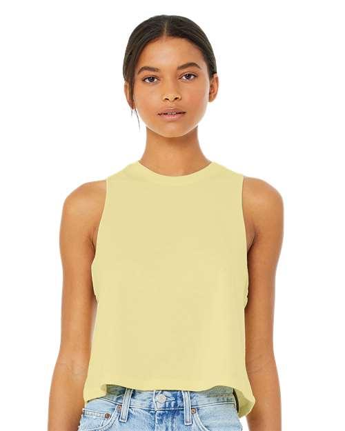Women's Racerback Crop Tank - 6682 - Image 8