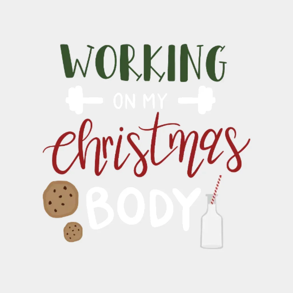 Working On My Christmas Body Design - DTF heat transfer - Image 2