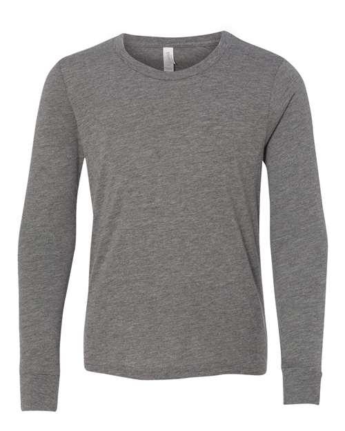 Youth Triblend Long Sleeve Tee - 3513Y - Image 4