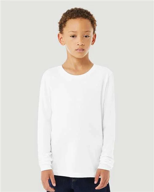 Youth Triblend Long Sleeve Tee - 3513Y - Image 7